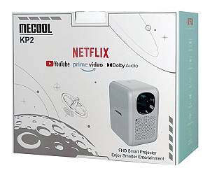 MECOOL smart βιντεοπροβολέας KP2, 1080p FHD, 600 ANSI, Wi-Fi, λευκός MCL-KP2