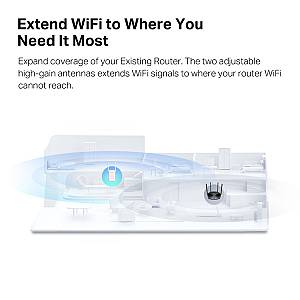 MERCUSYS range extender ME70X, Wi-Fi 6, 1800Mbps AX1800, Ver. 1.0 ME70X