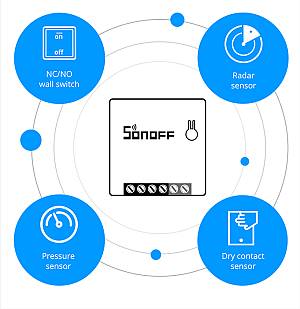 SONOFF Smart διακόπτης MINIR2, two-way, WiFi MINIR2