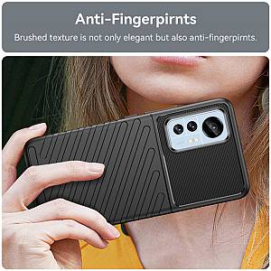 POWERTECH Θήκη Thunder MOB-1757 για Xiaomi 12/12X, μαύρη MOB-1757