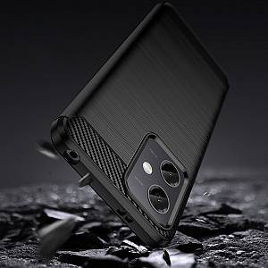 POWERTECH θήκη Carbon MOB-1848 για Xiaomi Note 12 5G/Poco X5, μαύρη MOB-1848