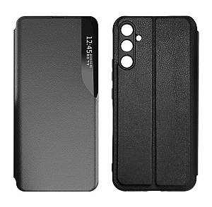 POWERTECH θήκη Smart view MOB-1915 για Samsung A24, μαύρη MOB-1915