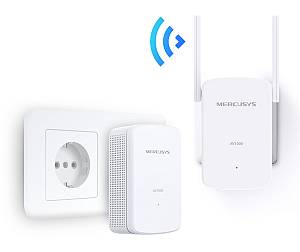 MERCUSYS Powerline Extender MP510 Kit, AV1000 Gigabit, WiFi, Ver: 1.0 MP510KIT