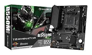 MAXSUN μητρική Terminator B550M 2.5G, 2x DDR4, AM4, USB 3.2, 2.5G LAN, M-ATX MS-T-B550M25G