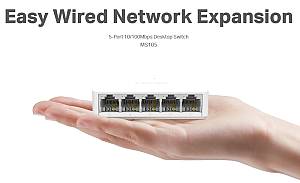 MERCUSYS Desktop Switch MS105, 5x 10/100 Mbps, Ver. 2 MS105