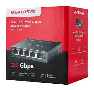 MERCUSYS desktop switch MS105GS-M2, 5x 2.5Gbps θύρες, UN/1.0 MS105GS-M2