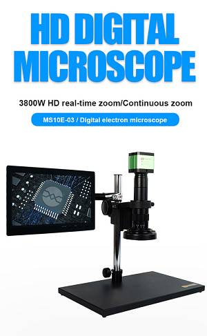 SUNSHINE ψηφιακό μικροσκόπιο MS10E-03 με 10.1 οθόνη, 8x, LED, 38MP MS10E-03