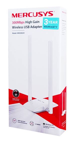 MERCUSYS ασύρματος USB αντάπτορας δικτύου MW300UH, 300Mbps, Ver. 1 MW300UH