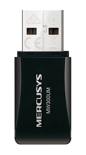 MERCUSYS ασύρματος USB αντάπτορας δικτύου MW300UM, 300Mbps, Ver 4.0 MW300UM-V4