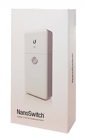 UBIQUITI PoE NanoSwitch N-SW, 4-Port 10/100/1000Mbps, outdoor N-SW