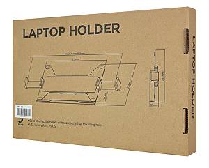 BRATECK βάση laptop NBH-6E για βάση οθονών, VESA 75x75, 11.6-17.3, γκρι NBH-6E