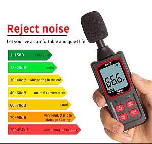 NOYAFA ψηφιακό ντεσιμπελόμετρο NF-562, 30-130dB NF-562