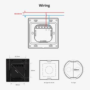 SONOFF smart panel ελέγχου NSPanel Pro, οθόνη αφής, Wi-Fi, Zigbee, μαύρο NSPANEL86PB
