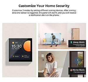 SONOFF smart panel ελέγχου NSPanel Pro, οθόνη αφής, Wi-Fi, Zigbee, μαύρο NSPANEL86PB