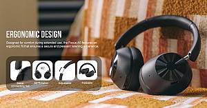 ONEODIO headphones Focus A5, ενσύρματα & ασύρματα, Hybrid ANC, 40mm, 600mAh, μαύρο OA-A5-BK