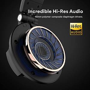 ONEODIO headset Monitor 80, 6.35mm & 3.5mm σύνδεση, Hi-Res, 40mm, μαύρο OA-MONITOR80