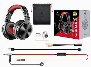 ONEODIO headphones Studio Pro M, ενσύρματα/ασύρματα, Hi-Fi, 50mm, μαύρο OA-PROM-BK
