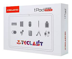 TECLAST tablet P33 με πληκτρολόγιο/ποντίκι/στυλό αφής/θήκη/βάση, 10.1, 3/64GB, Android 15, 6000mAh, μπλε P33-VIP-BL