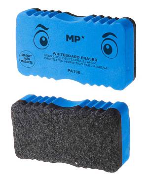 MP μαγνητικός σπόγγος ασπροπίνακα PA196, 14.5x7cm, διάφορα χρώματα PA196