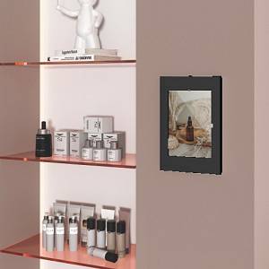 BRATECK επιτοίχια βάση tablet PAD34-01, αντικλεπτική, 9.7-11, μαύρη PAD34-01-BK