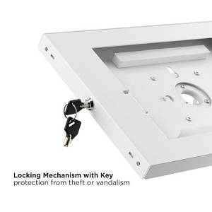 BRATECK επιτραπέζια βάση tablet PAD34-03, αντικλεπτική, 9.7-11, λευκή PAD34-03