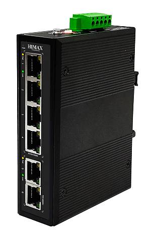 HIMAX industrial PoE switch PS1402G-I, 4x GE PoE & 2x GE θύρες, έως 1000Mbps PS1402G-I