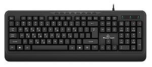 POWERTECH πληκτρολόγιο PT-1066, ενσύρματο, multimedia, EN/GR, μαύρο PT-1066