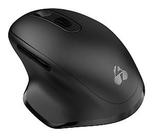 POWERTECH ασύρματο ποντίκι PT-1152, USB & USB-C δέκτη, 1600DPI, μαύρο PT-1152