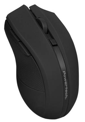 POWERTECH ασύρματο ποντίκι PT-1166, USB δέκτης, 1600DPI, μαύρο PT-1166