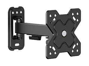 POWERTECH επιτοίχια βάση τηλεόρασης PT-1277, 13-32, έως 20kg, full motion PT-1277
