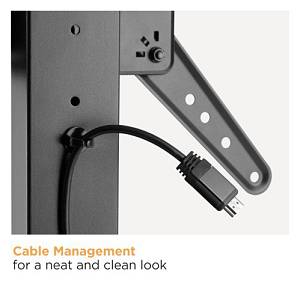 POWERTECH επιτραπέζια βάση τηλεόρασης PT-1281, 23-55, έως 40kg PT-1281