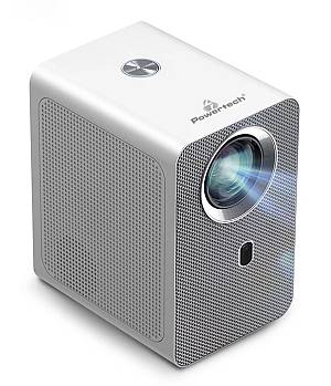 POWERTECH smart βιντεοπροβολέας PT-1306, 1080p, WiFi, 250 ANSI lumens, λευκός PT-1306