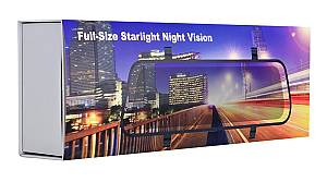 POWERTECH καθρέφτης αυτοκινήτου με κάμερες PT-1330, μπροστινή/οπισθοπορείας, 9.66 οθόνη, 1080p PT-1330