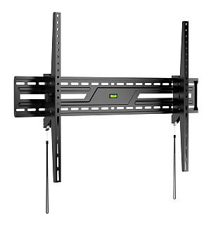 POWERTECH επιτοίχια βάση τηλεόρασης PT-1368, 43-100, έως 75kg, ρυθμιζόμενη κλίση PT-1368