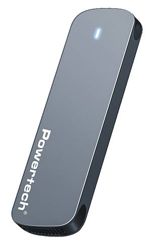 POWERTECH θήκη για M.2 SATA/NVMe SSD PT-1375, 10Gbps, γκρι PT-1375