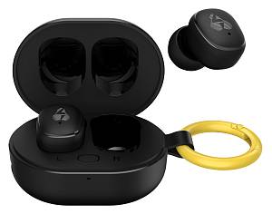 POWERTECH earphones με θήκη φόρτισης PT-1392, True Wireless, 6mm, 25/230mAh, μαύρα PT-1392