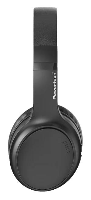 POWERTECH headphones PT-1463, ενσύρματα & ασύρματα, ANC, 40mm, 500mAh, μαύρα PT-1463