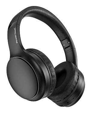 POWERTECH headphones PT-1463, ενσύρματα & ασύρματα, ANC, 40mm, 500mAh, μαύρα PT-1463