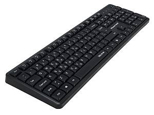 POWERTECH set ασύρματο ποντίκι & πληκτρολόγιο PT-1541, 2.4GHz, αθόρυβο, μαύρο PT-1541