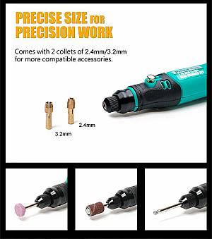 PROSKIT περιστροφικό πολυεργαλείο PT-5205U, 3.7V, 600mah, έως 15000rpm PT-5205U