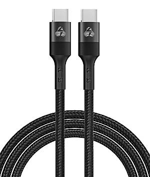 POWERTECH καλώδιο USB-C PTR-0132, PD 100W, copper, 1m, μαύρο PTR-0132