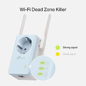 TP-LINK WiFi range extender RE365 με Passthrough, AC1200 1200Mbps, Ver. 3.0 RE365-3