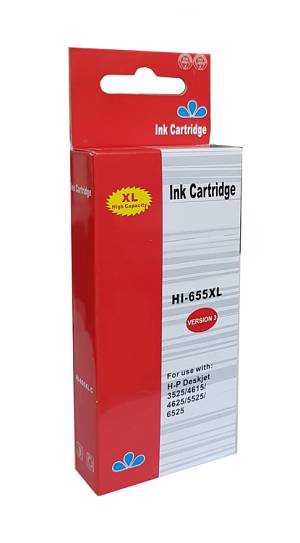 Συμβατό Inkjet για HP, 655, 21.6ml, μαύρο RP-H-0655BK