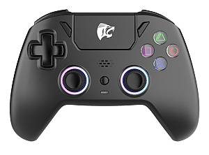 ROAR ασύρματο gamepad RR-0023, Switch/PS4/PC/iOS/Android, Bluetooth, μαύρο RR-0023
