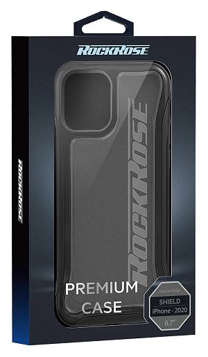 ROCKROSE θήκη Shield για iPhone 12 mini, μαύρη RRPCIP12PSB
