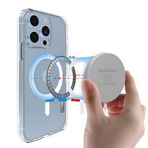 ROCKROSE θήκη Magcase Neo για iPhone 14 Plus, με μαγνήτες, διάφανη RRPCIP14MM3C