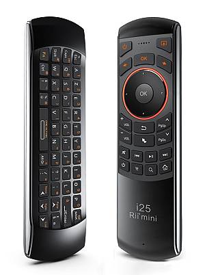 RIITEK τηλεχειριστήριο Mini i25 με πληκτρολόγιο & air mouse, 2.4GHz RT-MWK25