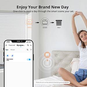 SONOFF smart διακόπτης S-MATE2, 3 κανάλια, μπαταρίας, λευκός S-MATE2