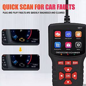 NOYAFA διαγνωστικό αυτοκινήτου OBD II/EOBD S611 S611