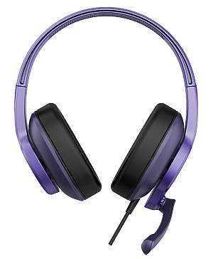 SADES gaming headset UPOWER, 3.5mm σύνδεση, 40mm, μωβ SA-703-PR